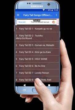 Fairy Tail Songs Offline Lyrics screenshot 2