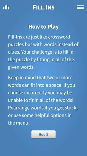Fill-Ins · Word Fit Puzzles screenshot 5