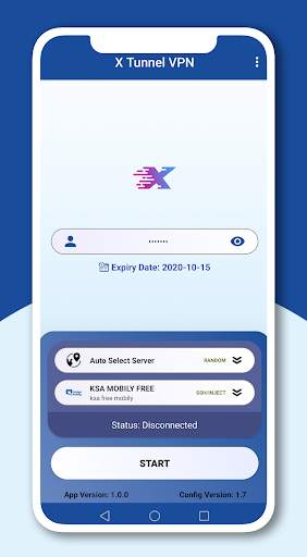 X Tunnel VPN screenshot 1