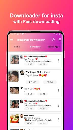 Fast Insta Video Downloader app screenshot 4