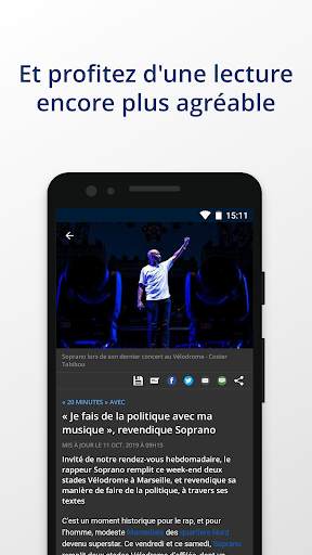 20 Minutes Lite - Actualités en continu screenshot 8