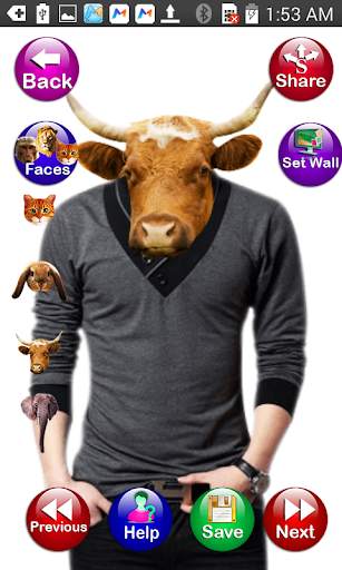 Animal Face Changer Joke screenshot 2