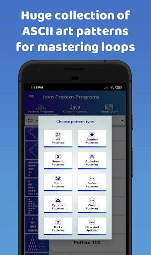 Java Pattern Programs Free screenshot 2
