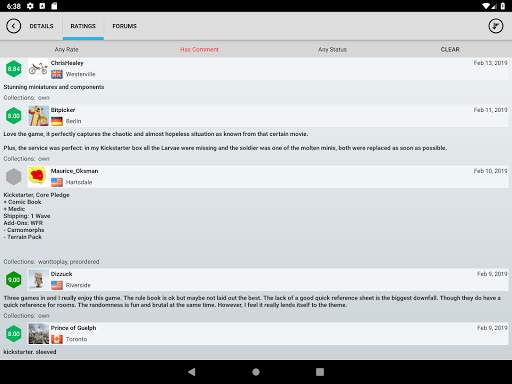 My BGG - BoardGames Information screenshot 13