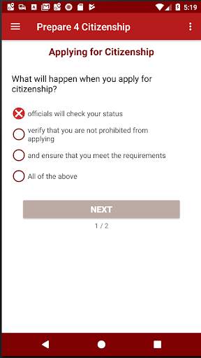 Prepare 4 Citizenship screenshot 4