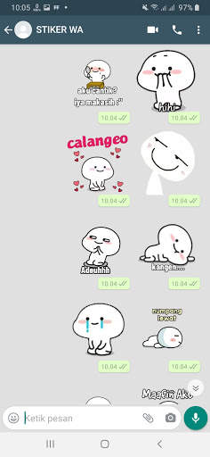 Pack Stiker Wa Pentol Lucu WAStickerApps screenshot 5