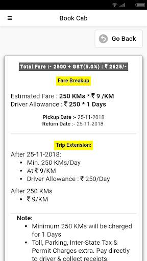 XitaTaxi - Rentals & Outstation Cabs screenshot 7