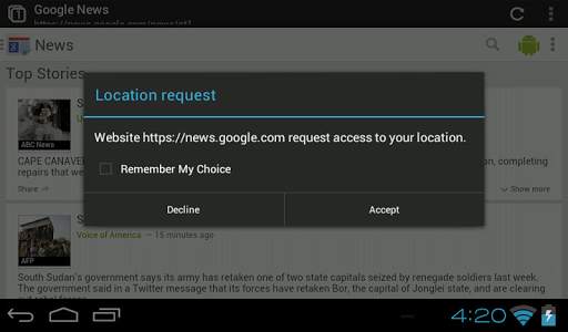 Falcon Web Browser For Google! screenshot 5