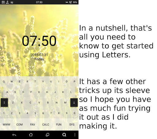 Letters Launcher screenshot 6