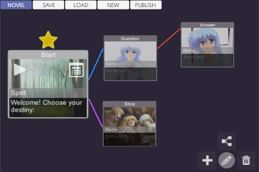 SEEVN 2 - Visual Novel Editor & Player screenshot 2