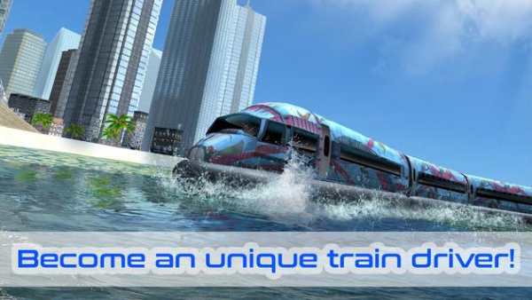 Water Train Driving Simulator screenshot 1