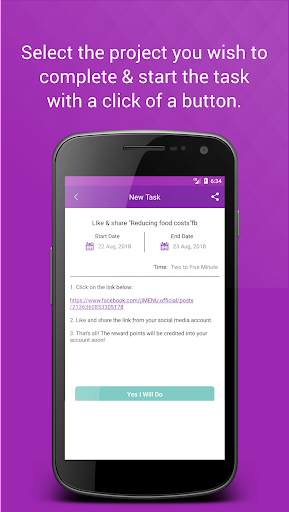 KingTasker: Perform Tasks and Earn Money स्क्रीनशॉट 3