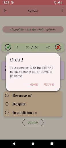 ENGLISH LINKING WORDS screenshot 7