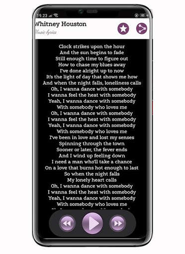 Whitney Houston Mp3 Songs Lyrics screenshot 3