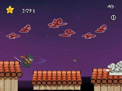 Rooftop Ninja Run screenshot 8