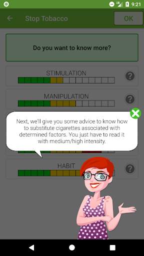 Stop Tobacco Mobile Trainer. Q screenshot 6