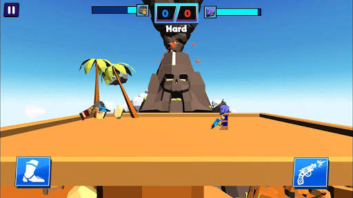 Rooftop Battle 3D - 2 Player screenshot 2