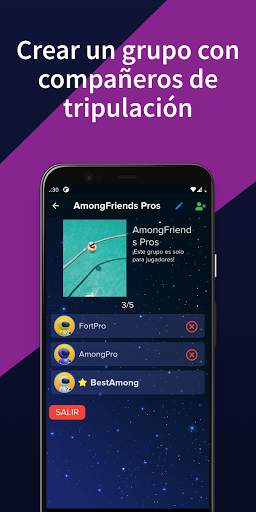 AmongFriends - Chat para jugadores de Among Us screenshot 3