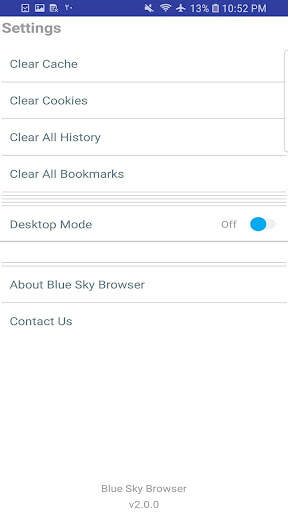 Blue Sky Browser screenshot 3