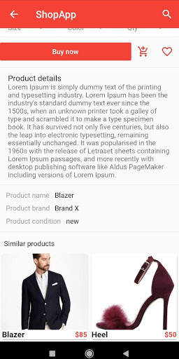 Shopping App Example screenshot 4