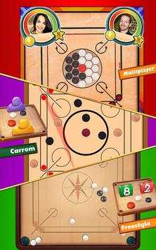 Carrom Pool Multiplayer-New Carrom Board Game screenshot 1