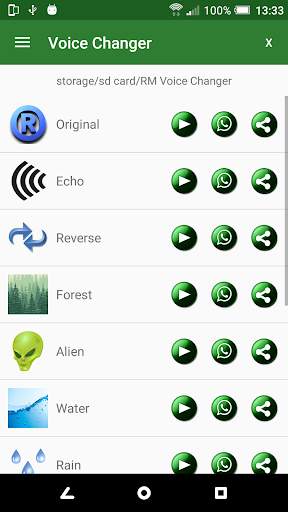 Voice Changer скриншот 2