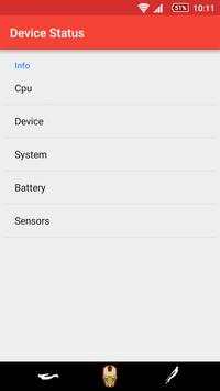 Device Status screenshot 1