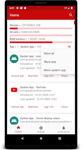 Apk Extractor screenshot 1