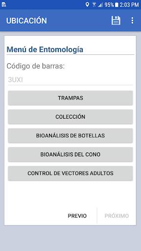 Vigilancia de Vectores de Epi Info™ screenshot 3