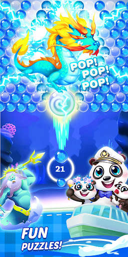 Bubble Shooter 3 Panda screenshot 2