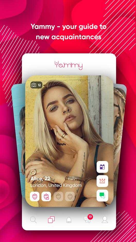 Yammy — dating screenshot 1