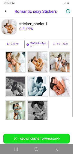 Romantic Stickers for WA - WAStickerApps screenshot 2
