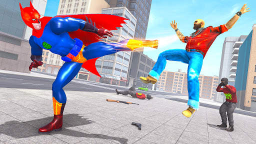 Bat Rope Hero City Rescue Game screenshot 4