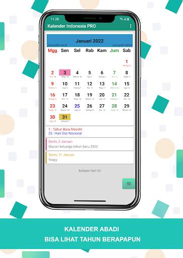Kalender Indonesia 3 تصوير الشاشة