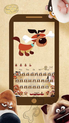 Cute Dog Keyboard screenshot 2