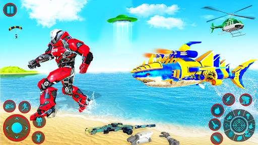 Shark Robot Transform Bike screenshot 5