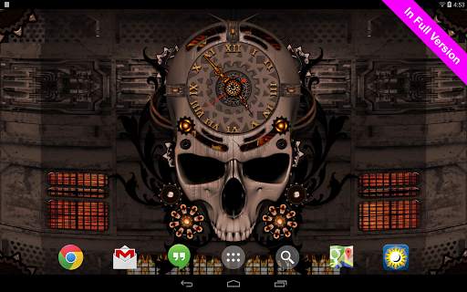 Steampunk Clock Free Wallpaper screenshot 20