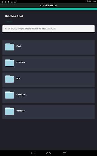 RTF File to PDF 21 تصوير الشاشة