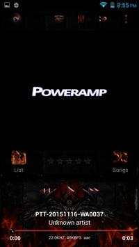 Poweramp Skin Dragon screenshot 1