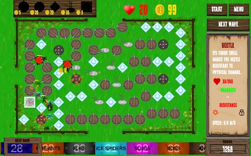 Bug Blitz: Tower Defence скриншот 4