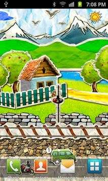 Paper Train Live Wallpaper screenshot 2
