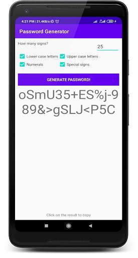 Password Generator screenshot 2