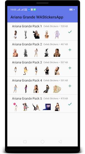Ariana Grande WAStickerApps : Stickers 4 Whatsapp screenshot 1