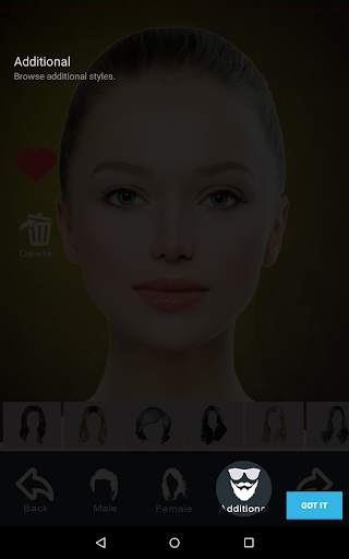 Hairstyle Changer app, virtual makeover women, men screenshot 19