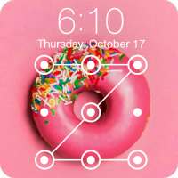 Pink Tasty Donuts Baking Lock Screen Password logo
