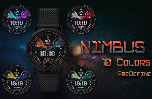 Nimbus Watch Face & Clock Live Wallpaper screenshot 8