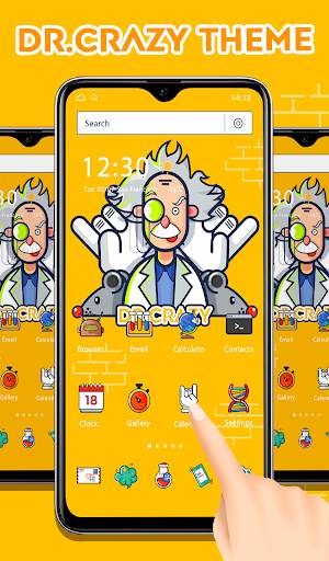 Dr.crazy HD cartoon theme for Galaxy M30 2019 screenshot 4