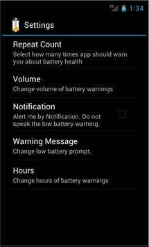 Talking Battery Lite screenshot 2