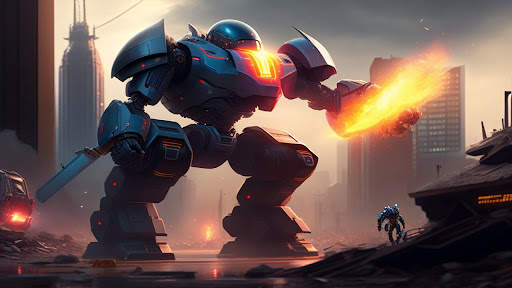 Robot War- Robot Fighting Game screenshot 1