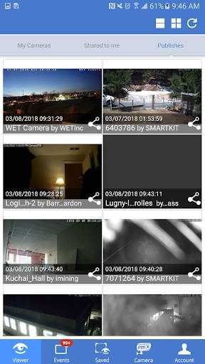 IP Camera Viewer 2 تصوير الشاشة